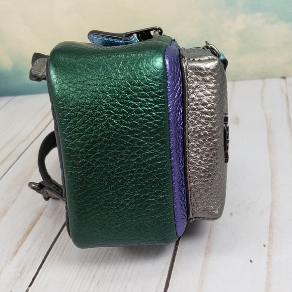 COACH Mini Backpack Keychain Bag Charm - Picture 5 of 8